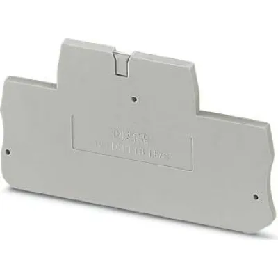 PHOENIX CONTACT Abschlussdeckel D-PTTB 1,5/S 3208579 | Reihenklemmen-Abdeckung | 65,4x2,2x34,9 mm | UL94 V0 | grau