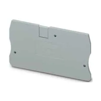 Phoenix Abschlussdeckel grau D-ST 6 L:72,5mm B:2,2mm H:36mm Phoenix Abschlussdec