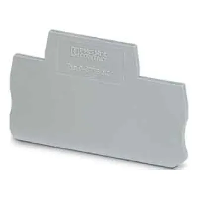 Phoenix Abschlussdeckel grau D-STTB 2,5 L:67,5mm B:2,2mm H:47,5mm Phoenix Abschl
