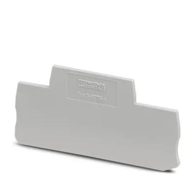 Phoenix Contact Abschlussdeckel D-STTB 4 3030462 | Reihenklemme Abdeckung | 83,5x2,2x47,5 mm | grau | UL94 V0