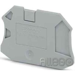 Phoenix Abschlussdeckel grau D-UT 2,5/4-TWIN LxBxH: 57,8x2,2x47,5mm Phoenix Absc