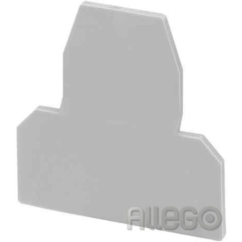Bild: Phoenix Abschlussdeckel grau DG-UKK 3/5 L:56mm B:2,5mm H:62mm Phoenix Abschlussd