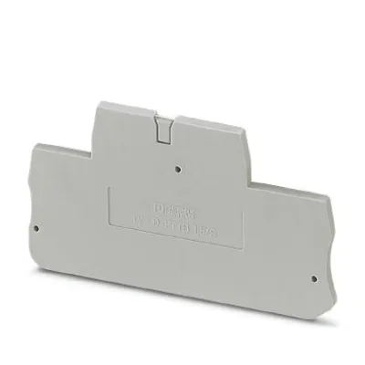 Phoenix Contact Abschlussdeckel D-PTTB 4-TG | Abschlussplatte | 104x39,7x2,2 mm | UL94 V0 | grau