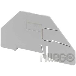 Phoenix Abteilungstrennplatte grau ATP-STI/3 L:107mm B:2,2mm H:55mm Phoenix Abte