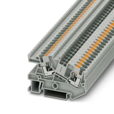 PHOENIX CONTACT Installationsklemme PTI 4 | 3213970 | Reihenklemme 0,2–6mm² Push-in | 32A 800V | Hutschiene TS35 | grau