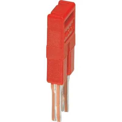 PHOENIX CONTACT Steckbrücke FBS 2-3,5 | 3213014 | 2-polig | 3,5 mm Rastermaß | 17,5A isoliert | rot
