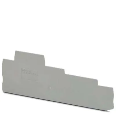 Phoenix Contact Abschlussdeckel D-PTIO 1,5/S/5 | 3244589 | Abschlussplatte | 121,65x44,6x0,8 mm | UL 94 V0 | grau