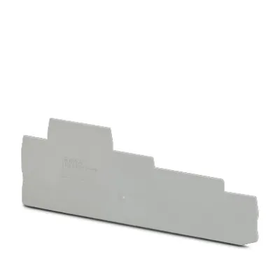 Phoenix Contact Abschlussdeckel D-PTIO 1,5/S/5 | 3244589 | Abschlussplatte | 121,65x44,6x0,8 mm | UL 94 V0 | grau