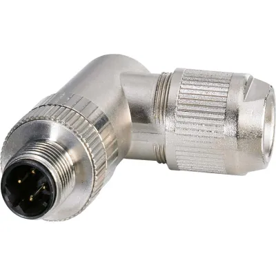 PHOENIX CONTACT M12 Stecker abgewinkelt | 4-polig | CAT5 | IP67 | geschirmt | Zinkgehäuse