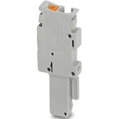 PHOENIX Stecker PP-H 2,5/1-R 3210127 | Reihenklemmenverbinder | 0,14-4mm² | 24A | 500V | Push-in | 1-polig | grau