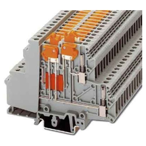 Bild: PHOENIX C. Doppelstockklemme mit Trennmesser UDMTK 5-P/P