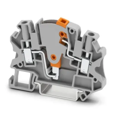PHOENIX CONTACT Messwandler-Trennklemme UTME 4 | 3047452 | 0,14-6 mm² | 28A | 500V | Schraubanschluss | TH35 | grau