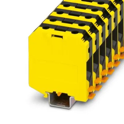 Phoenix Contact Hochstromklemme UKH 50-FE | 150A | 1000V | 16-70mm² | Schraubanschluss | TS35 | schwarz/gelb