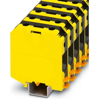 Phoenix Contact Hochstromklemme UKH 50-FE | 150A | 1000V | 16-70mm² | Schraubanschluss | TS35 | schwarz/gelb