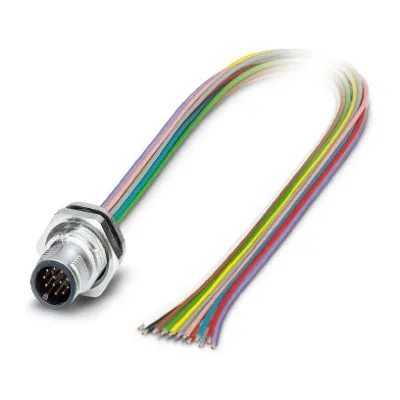 PHOENIX CONTACT SACC-DSI-MS-12CON-M12/0,5 SCO 1437122 | 12-polig | M12 | 30V | 1,5A | IP65/IP67 | 0,5m