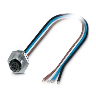 PHOENIX CONTACT SACC-E-M12FS-5P-M16XL/0,5 | M12 Buchse 5-polig | 500mm Kabel | 60V 4A | IP67 | TPE-Litze