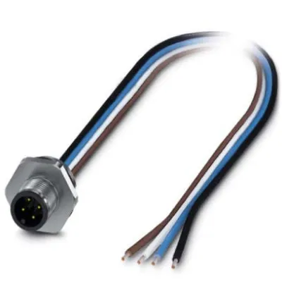 PHOENIX CONTACT SACC-E-M12MS-4P-M16XL/0,5 | M12 Stecker 4-polig | 0,5m TPE-Kabel | IP65/IP67