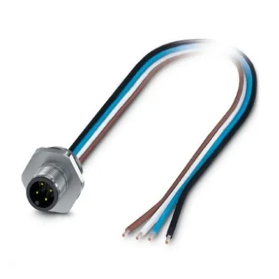 PHOENIX CONTACT SACC-E-M12MS-4P-M16XL/0,5 | M12 Stecker 4-polig | 0,5m TPE-Kabel | IP65/IP67