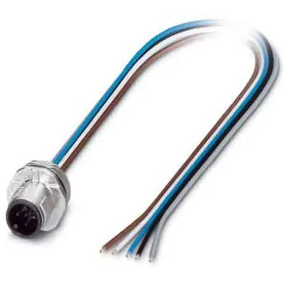 PHOENIX CONTACT SACC-E-MS-5CON-M16/0,5 | M12 Sensor-Stecker | 5-polig | 0,5m | 60V 4A | Frontmontage