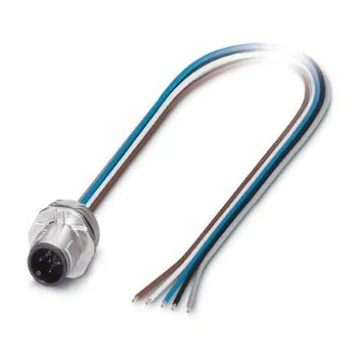 PHOENIX CONTACT SACC-E-MS-5CON-M16/0,5 | M12 Sensor-Stecker | 5-polig | 0,5m | 60V 4A | Frontmontage