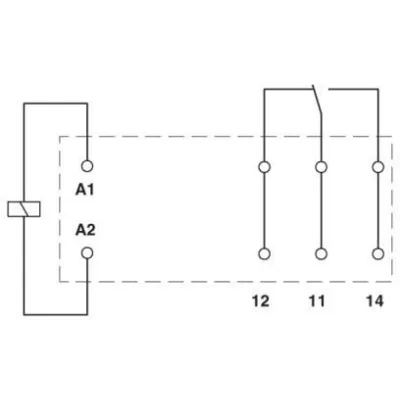PHOENIX CONTACT REL-MR-230AC/21HC/MS | Schaltrelais 230V AC | 1 Wechsler | Miniaturrelais | Prüf- und Statusanzeige