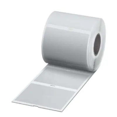 PHOENIX CONTACT Etikett EML-HA (100X73)R SR | selbstklebend | raue Oberflächen | silber | 100x73 mm | halogenfrei