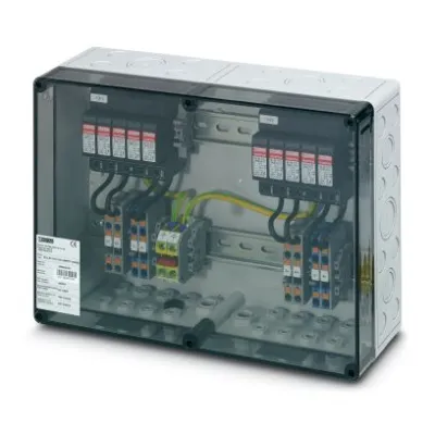 PHOENIX CONTACT Generatoranschlusskasten SOL-SC-1ST | DC-Stringbox PV | 1 String | 1000V DC | Typ 1 Überspannungsschutz