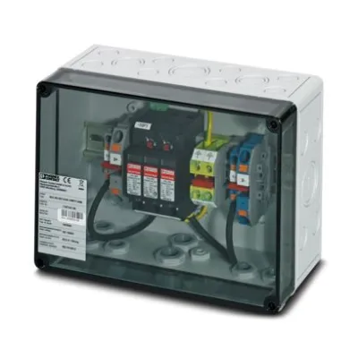 PHOENIX CONTACT Stringbox SOL-SC-2ST-0-DC-1MPPT-2005 | 2 Strings | 1000V DC | T2 Überspannungsschutz | IP65