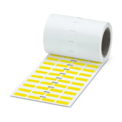 PHOENIX CONTACT Etikett EML (20X8)R YE 0816799 | Klemmenmarkierung | Thermotransferdrucker | selbstklebend | 20x8 mm