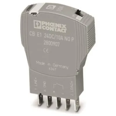 Phoenix Contact Geräteschutzschalter CB E1 24DC/10A NO P 2800907 | 1-polig | 10A | 30V | elektronische Strombegrenzung