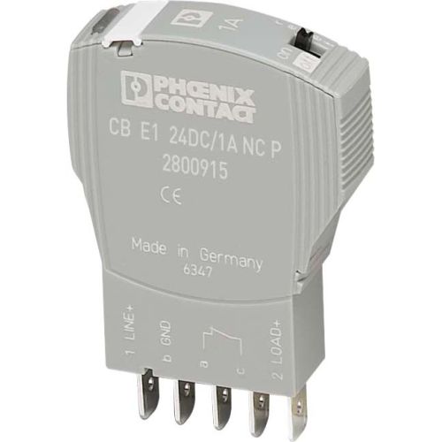 Bild: PHOENIX C. Geräteschutzschalter elektroni CB E1 24DC/1A NC P