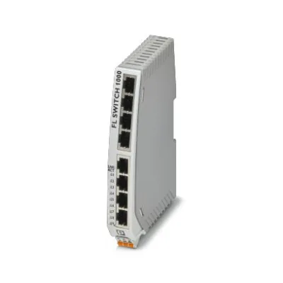 PHOENIX CONTACT Ethernet Switch FL SWITCH 1008N 1085256 | 8x RJ45 10/100 Mbps | unmanaged | Hutschiene | Industrie