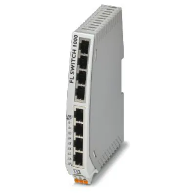 PHOENIX CONTACT Ethernet Switch FL SWITCH 1108N 1085243 | 8x Gigabit RJ45 Ports | unmanaged | IP30 | industriell