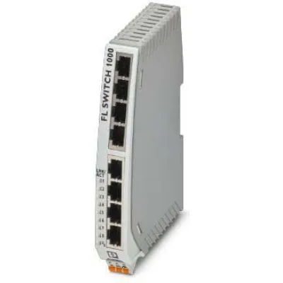 PHOENIX CONTACT Ethernet Switch FL SWITCH 1108N 1085243 | 8x Gigabit RJ45 Ports | unmanaged | IP30 | industriell