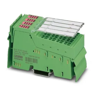 PHOENIX CONTACT Inline Digitalausgabeklemme IB IL 24 DO 32/HD-PAC | 32 Ausgänge | 24V DC | 0,5A | IP20 | Tragschiene