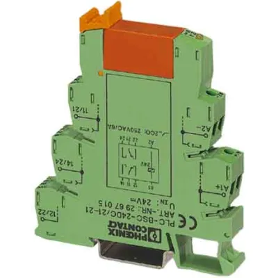 PHOENIX CONTACT Schaltrelais PLC-RSC-230UC/21-21 | 230V AC/DC | 2 Wechsler | Schraubanschluss | LED | IP20
