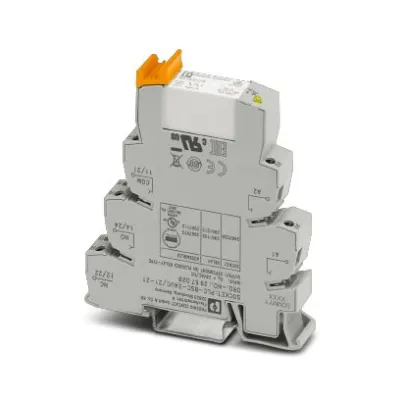 PHOENIX CONTACT Relaismodul PLC-RSC-24UC/21-21AU | Schaltrelais 24V AC/DC | 2 Wechsler | LED | IP20 | Schraubanschluss