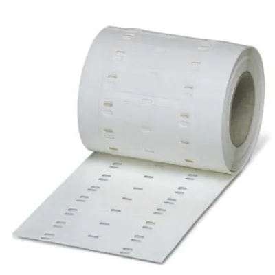 PHOENIX CONTACT Kabelmarker WMTB HF (55X15)R 0830409 | Kabelmarkierung Rolle | 55x15mm | beschriftbar | weiß