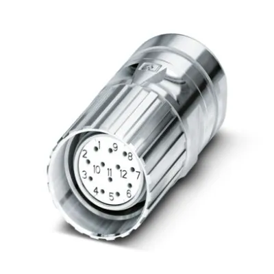 PHOENIX CONTACT Rundsteckverbinder Buchse CA-17S1N1280DN 17-polig M23 | Lötanschluss | 0,08-1qmm | IP67 | 8A | gerade