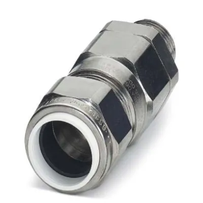 PHOENIX CONTACT Kabelverschraubung G-ESSWU-M40 | M40 x 1,5 | IP66 | Messing | EMV | Zugentlastung | 27,9-40,4 mm