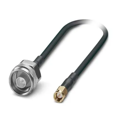 PHOENIX CONTACT Koaxialkabel NBC-COX-CNM/3.0-M/COX-CKM | 50 Ohm | 3 m | N-Stecker auf SMA-Stecker | 7,25 GHz | schwarz