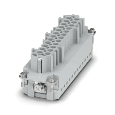 PHOENIX CONTACT Kontakteinsatz Buchse HC-B 24-I-PT-F | 24-polig | 16A | 500V | Push-in | Thermoplast
