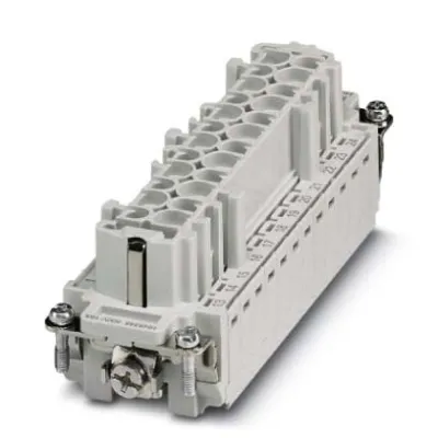 PHOENIX CONTACT Kontakteinsatz HC-B 24-I-CT-F-48 1584981 | Buchse 24+PE | Crimpanschluss | 16A 500V | Thermoplast | B24