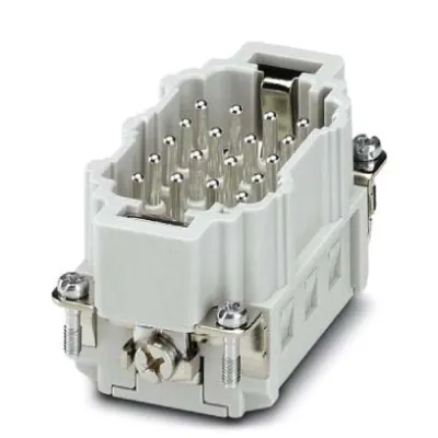 Phoenix Contact HC-BB18-I-PT-M | 18-polig | Rechtecksteckverbinder | Push-in | 16A 500V | Stift | B10 | -40 bis 125°C