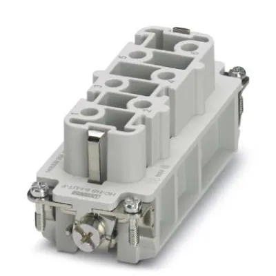 PHOENIX CONTACT Kontakteinsatz HC-HS06-I-UT-F 1406530 | Buchse 6+PE | Schraubanschluss | 41A 400V | 34x34x84,5mm