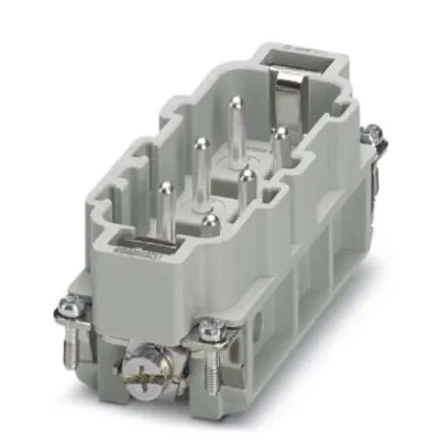 PHOENIX CONTACT Kontakteinsatz HC-HS06-I-UT-M 1406531 | 6+PE | Stift | Schraubanschluss | 41A | 400V | Thermoplast