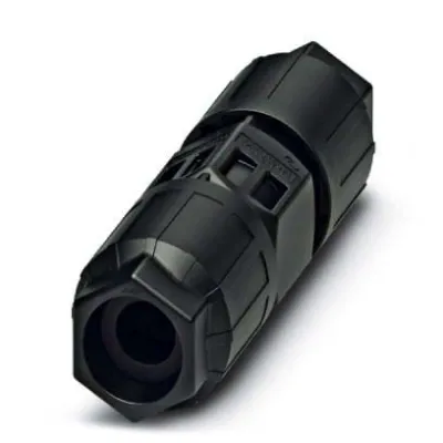 PHOENIX CONTACT Leitungsverbinder QPD C 2PE1,5 2X4-9 BK 1414700 | 3-polig | 690V | 17,5A | QUICKON | IP66 | schwarz