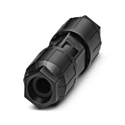 PHOENIX CONTACT Leitungsverbinder QPD C 4PE1,5 1414740 | 5-polig | 690V | 17,5A | Schnellanschluss | IP66 | Schwarz