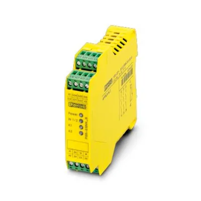 PHOENIX CONTACT Sicherheitsrelais PSR-SCP-24UC/ESM4/3X1/1X2/B | Not-Aus-Relais 24V | 2-kanalig | SIL 3 | PL e | 22,5mm
