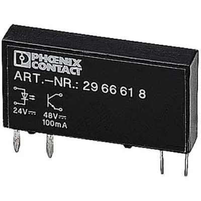 PHOENIX CONTACT Solid-State-Relais 24V DC Eingang | 3-48V DC Ausgang | 0,1A | steckbar